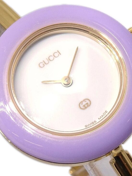 Gucci 11/12 Change Bezel Chameleon Quartz Watch SS 155861 main image 6